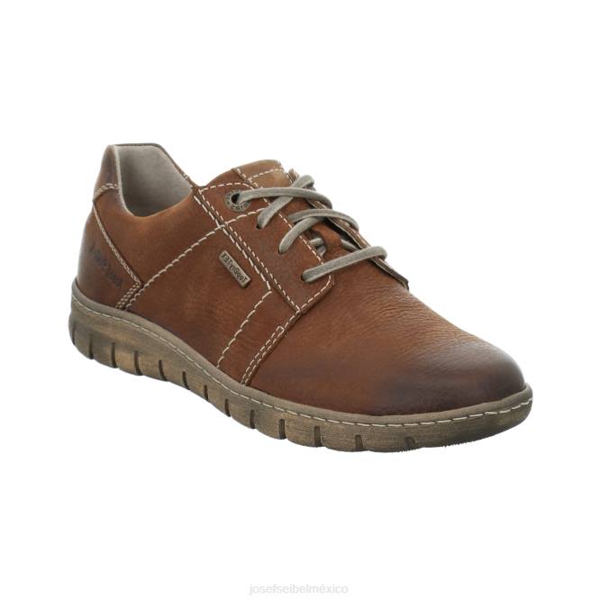 steffi 59 zapatos con cordones mujer Josef Seibel VLLJ32 coñac