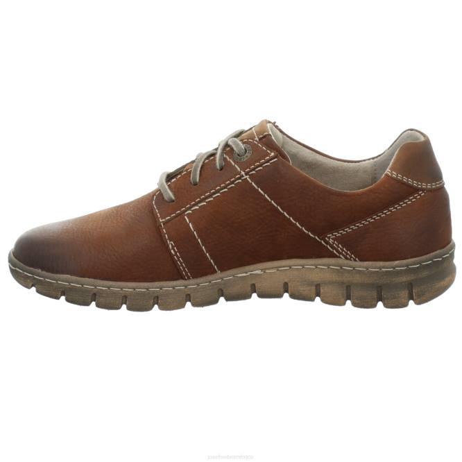 steffi 59 zapatos con cordones mujer Josef Seibel VLLJ32 coñac